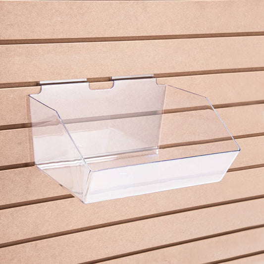 12"W X 5½"D X 9½"H Clear Plastic Dump Bin