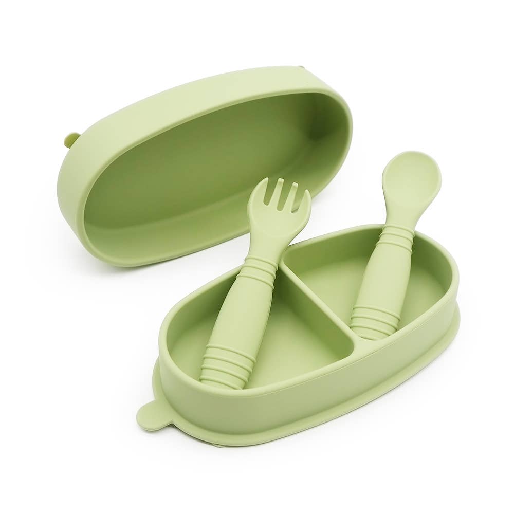 Wanderer Plate and Container Set: Peach