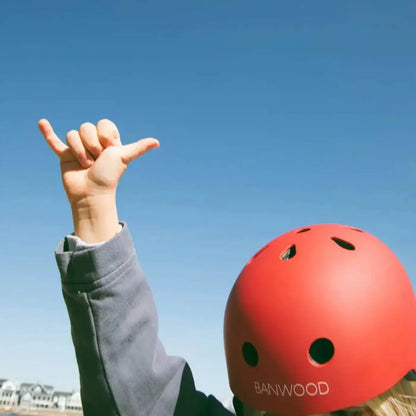 BANWOOD CLASSIC HELMET - MATTE RED (50-54 cm)