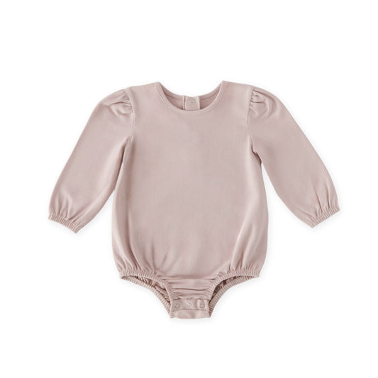 Essentials Puff Sleeve One-Piece - Pale Pink
