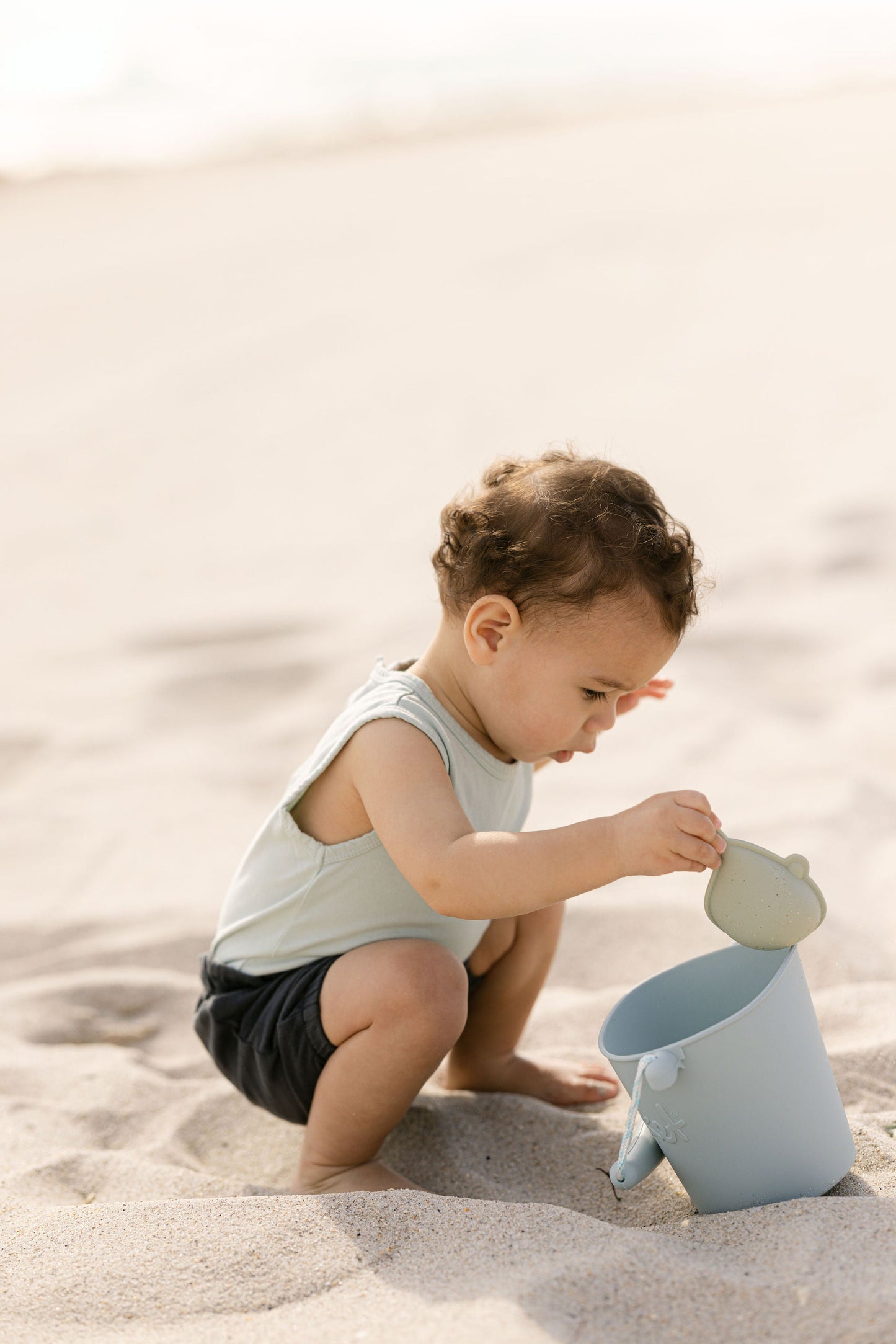 Garment Dye Tank One-Piece - Sea