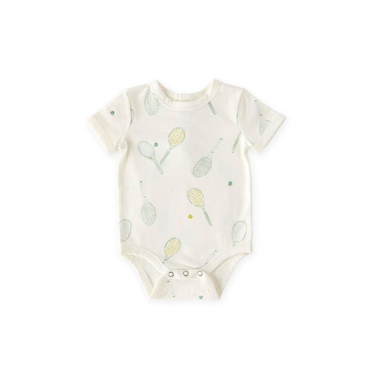 Short Sleeve Henley One-Piece - Doubles