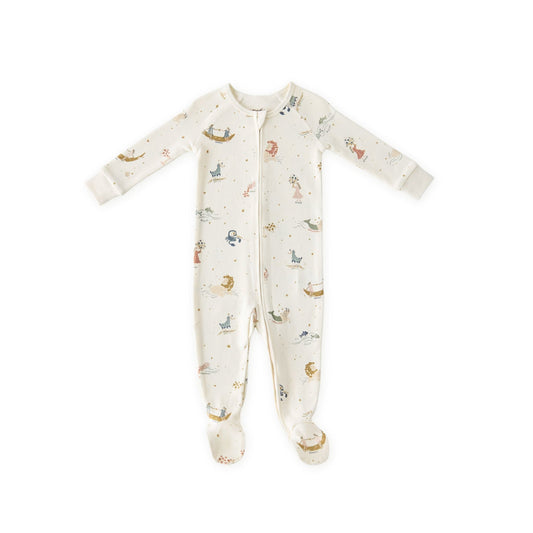 Ribbed Baby Sleeper - Zodiac