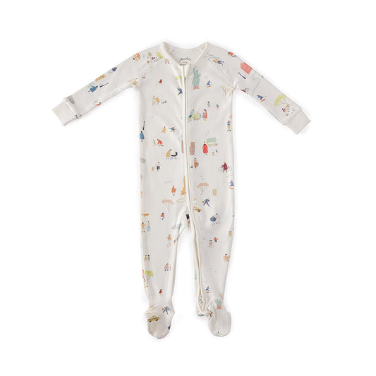 Ribbed Baby Sleeper - Explore the World