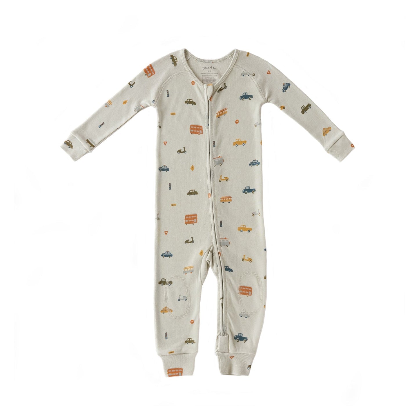 Ribbed Baby Footless Sleeper - Rush Hour Mist