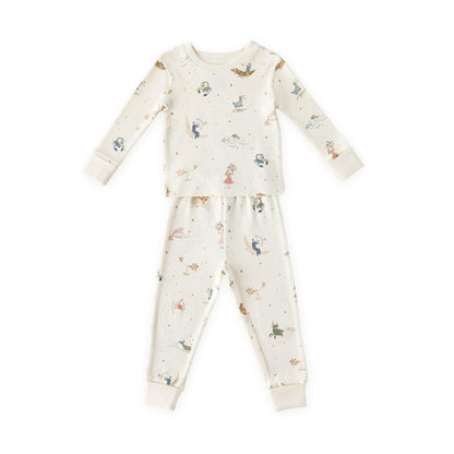 Ribbed Toddler Pajama - Zodiac