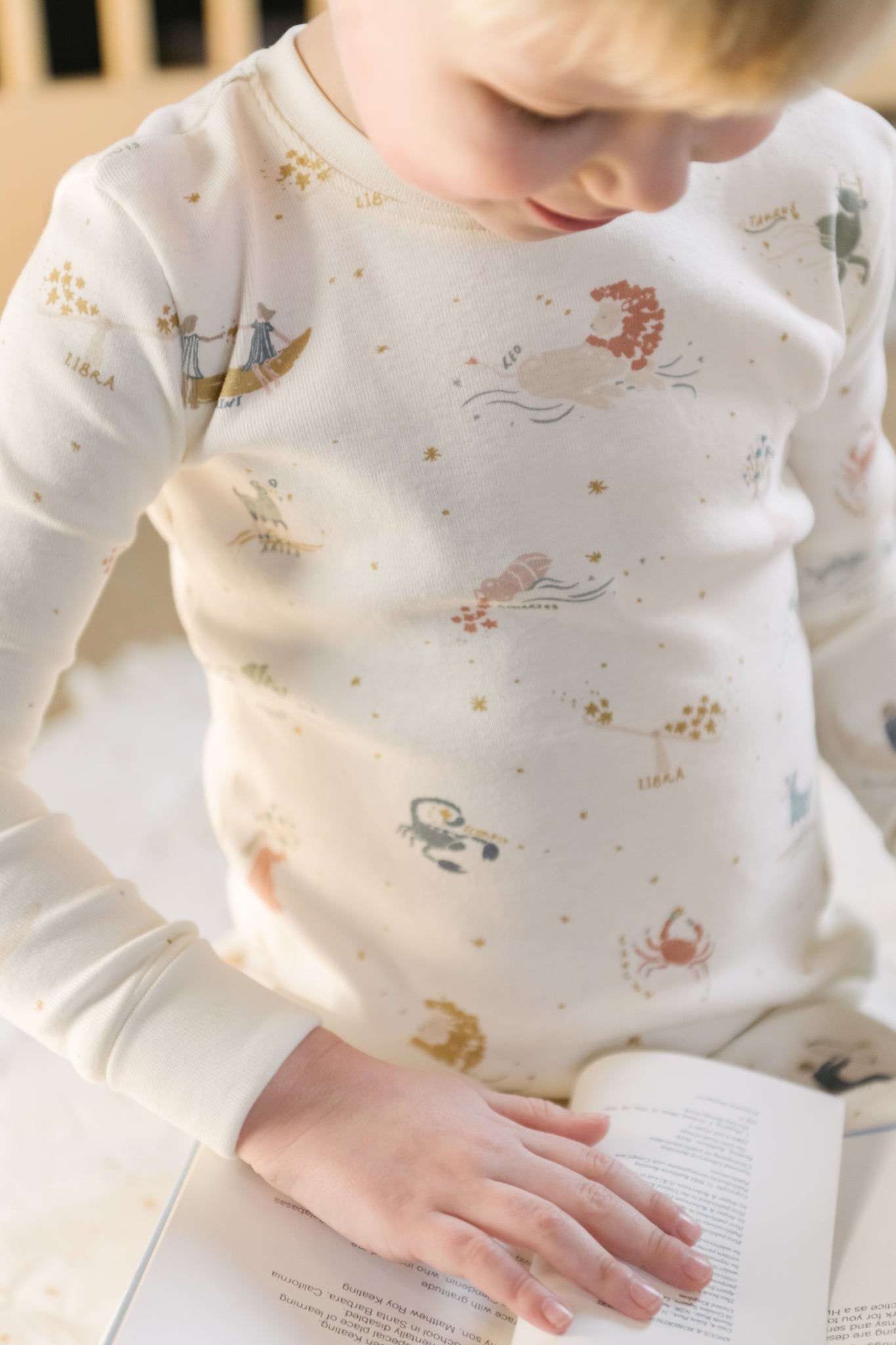 Ribbed Toddler Pajama - Zodiac