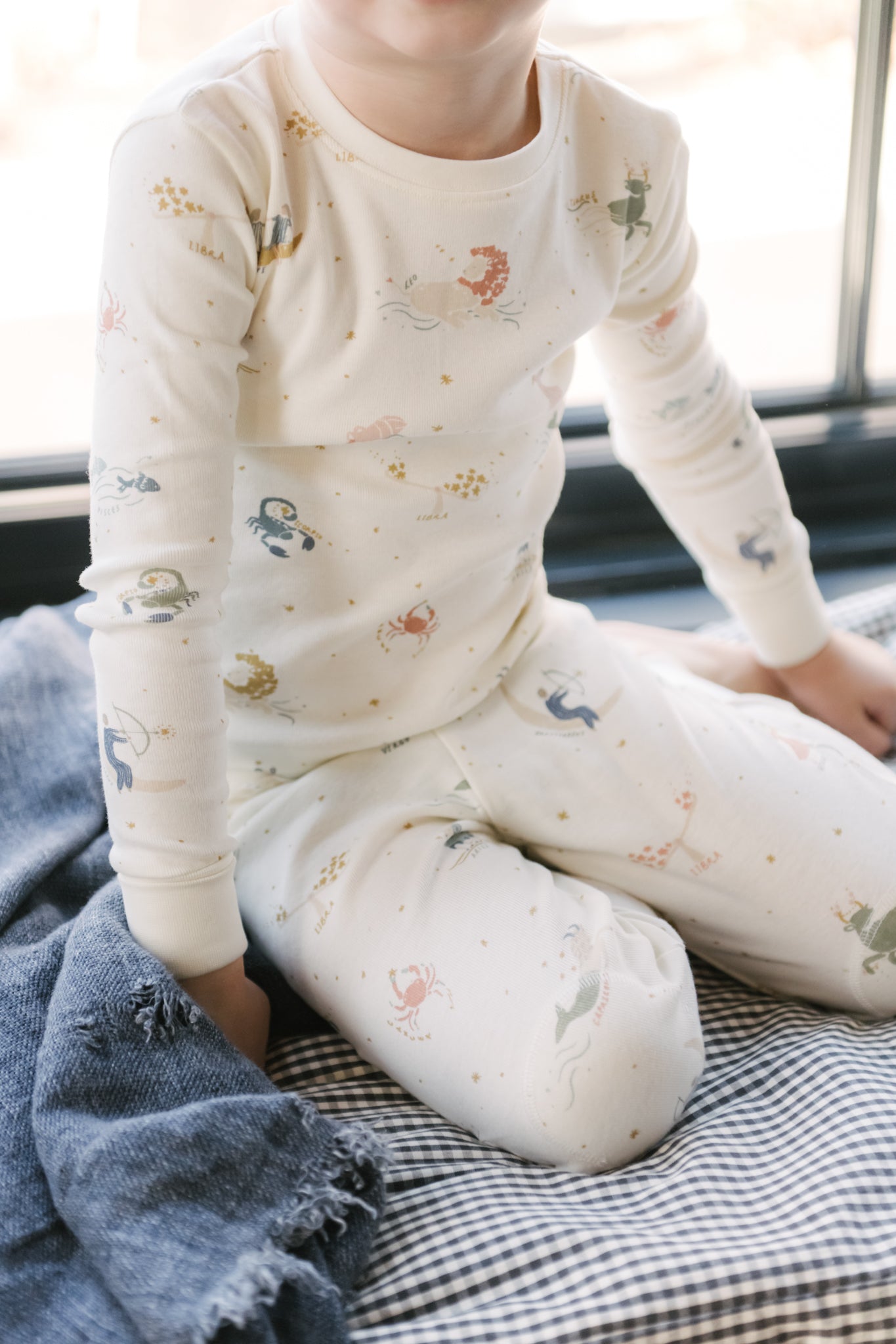 Ribbed Toddler Pajama - Zodiac