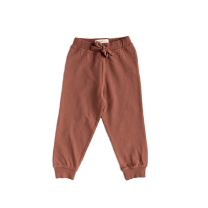 French Terry Toddler Jogger - Clay