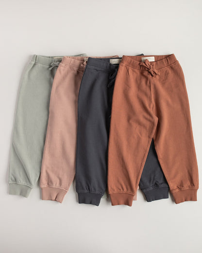 French Terry Toddler Jogger - Soft Peony