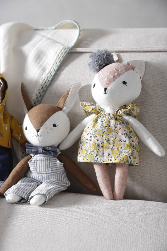 BAMBI BOY cuddly friend, doll, stuffed animal, plush toy