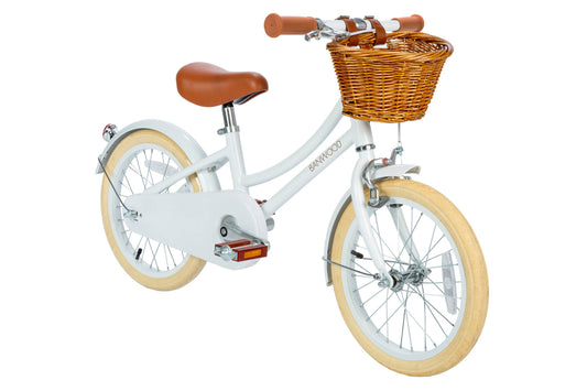 BANWOOD 16" CLASSIC BIKE VINTAGE - WHITE