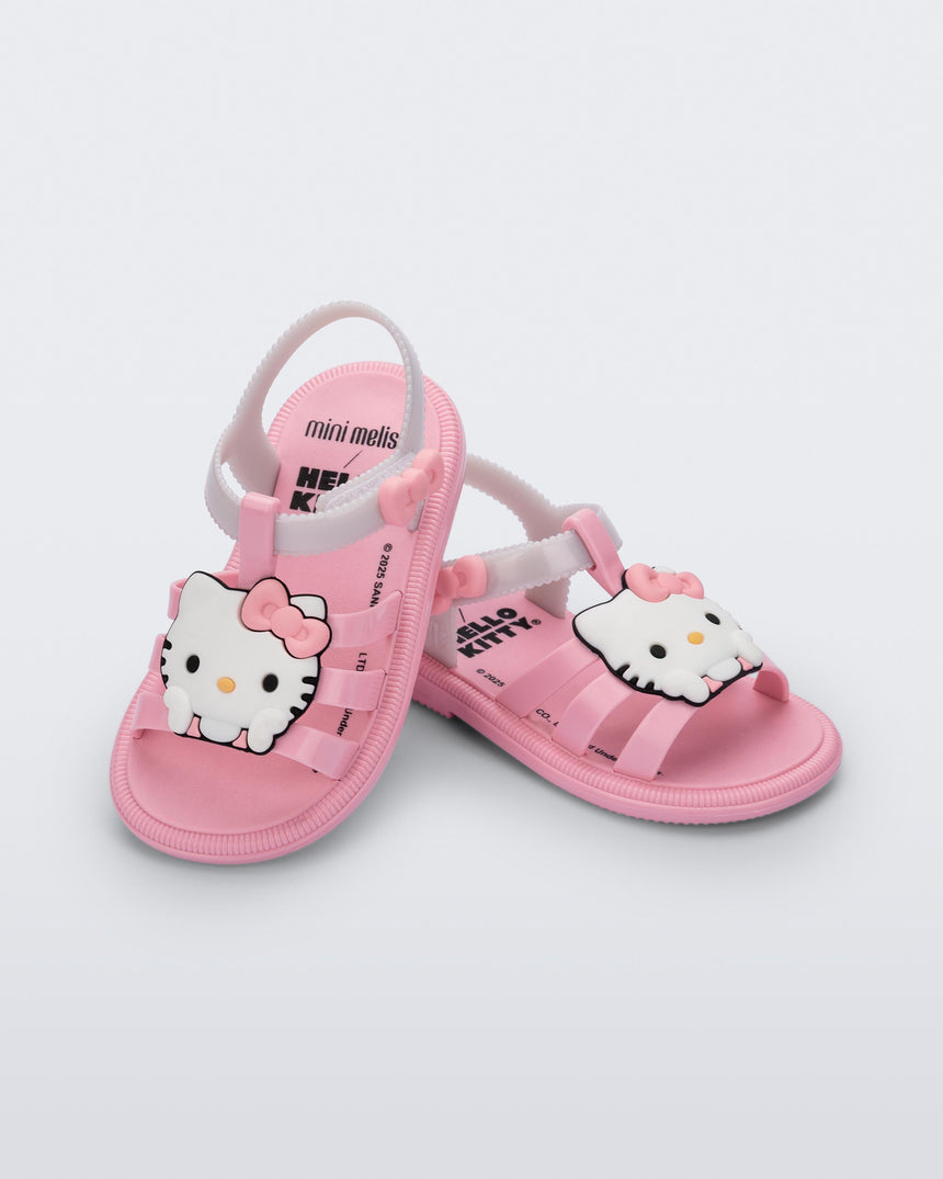 Mini Melissa Hip + Hello Kitty Baby Sandals: Pink