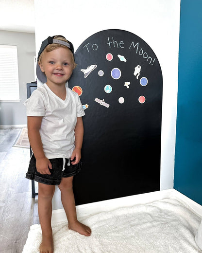 Magic Playwall - Arch Magnetic Wall Decal for Kids: Caramel