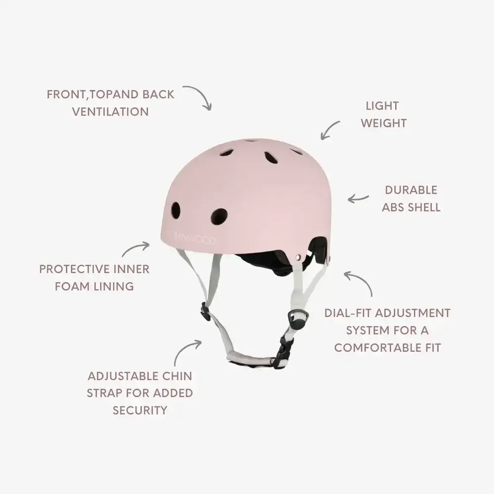 BANWOOD ECORIDE PACK - SCOOTER & HELMET - FADED PINK