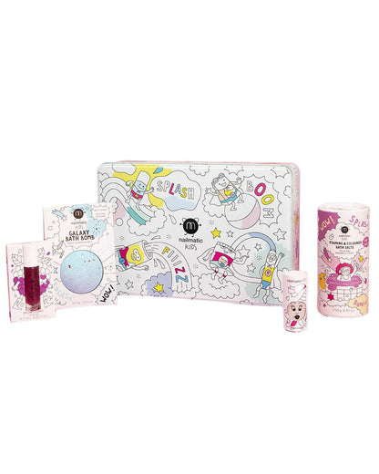 Magic box 2 for Kids Bathbomb, Lip Gloss, Foaming Bath, Nail Polish