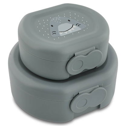 Trixie Snack Box with Clip, 2-Pack | Kids Lunch Box