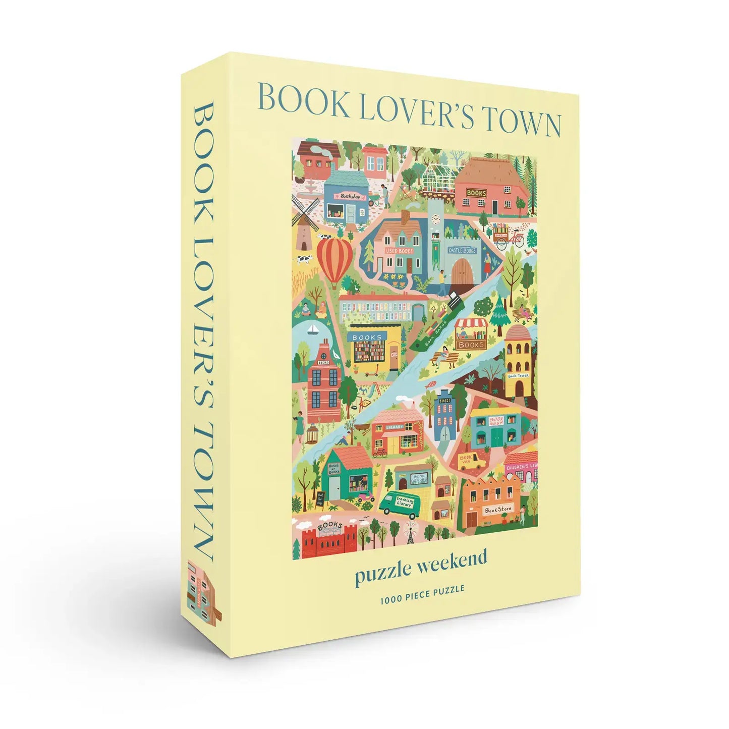 Book Lover's Town 1000 Piece Jigsaw Puzzle