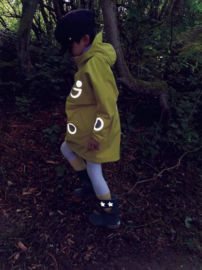 WISTITI Windbreaker Rain Jacket - Yellow