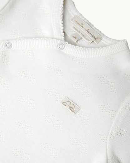Pointelle Cotton Onesie