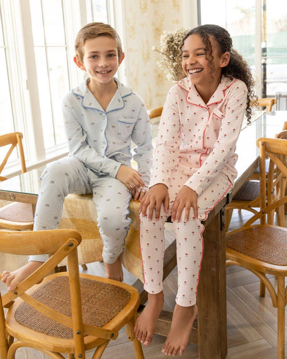 Plant Your Dreams & Grow Happy Pointelle 2 Pc Pajama Set: Pink / 3
