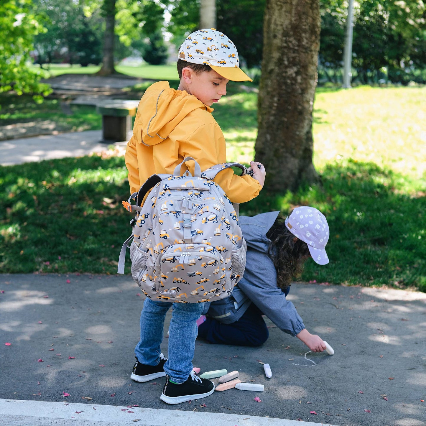 Grey Construction | Little Xplorers Kids' Backpack