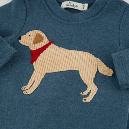 Oh baby! Two Piece Set - Lab Bandana - Ocean