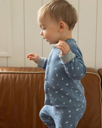 Sail Away 2 PC Set: Blue / 18 Months
