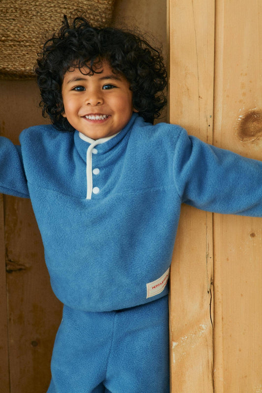 Cozy Sky Pastel Fleece Set: XS