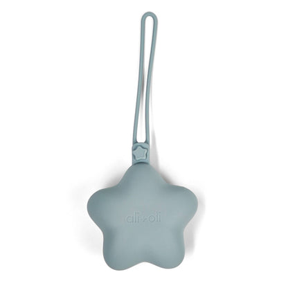 Ali+Oli Silicone Pacifier Case 2-pack Star (Mist-Sand)