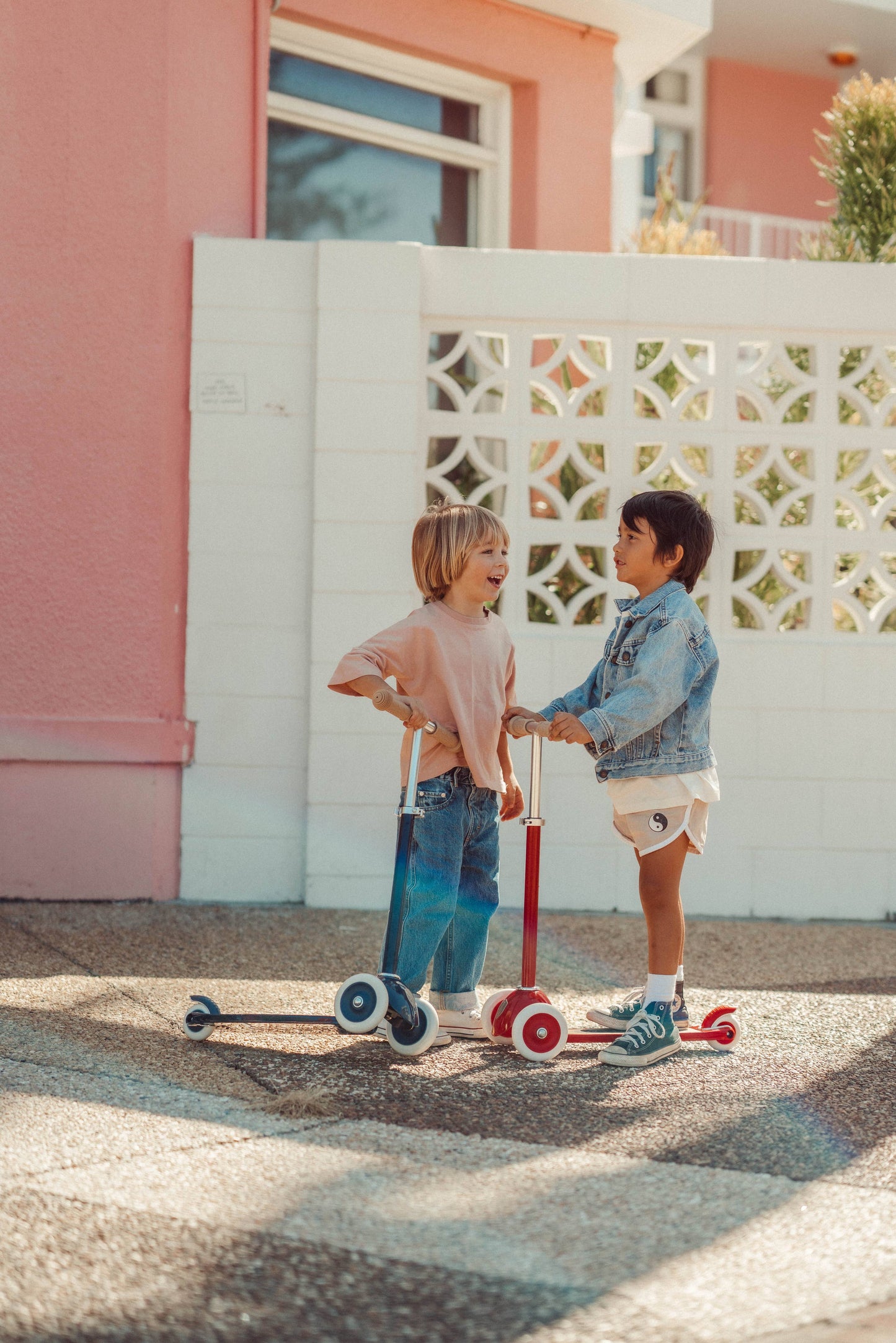 BANWOOD 3-WHEEL SCOOTER VINTAGE - NAVY