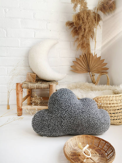 Cloud cushion for children's room, color Ivory: Beige