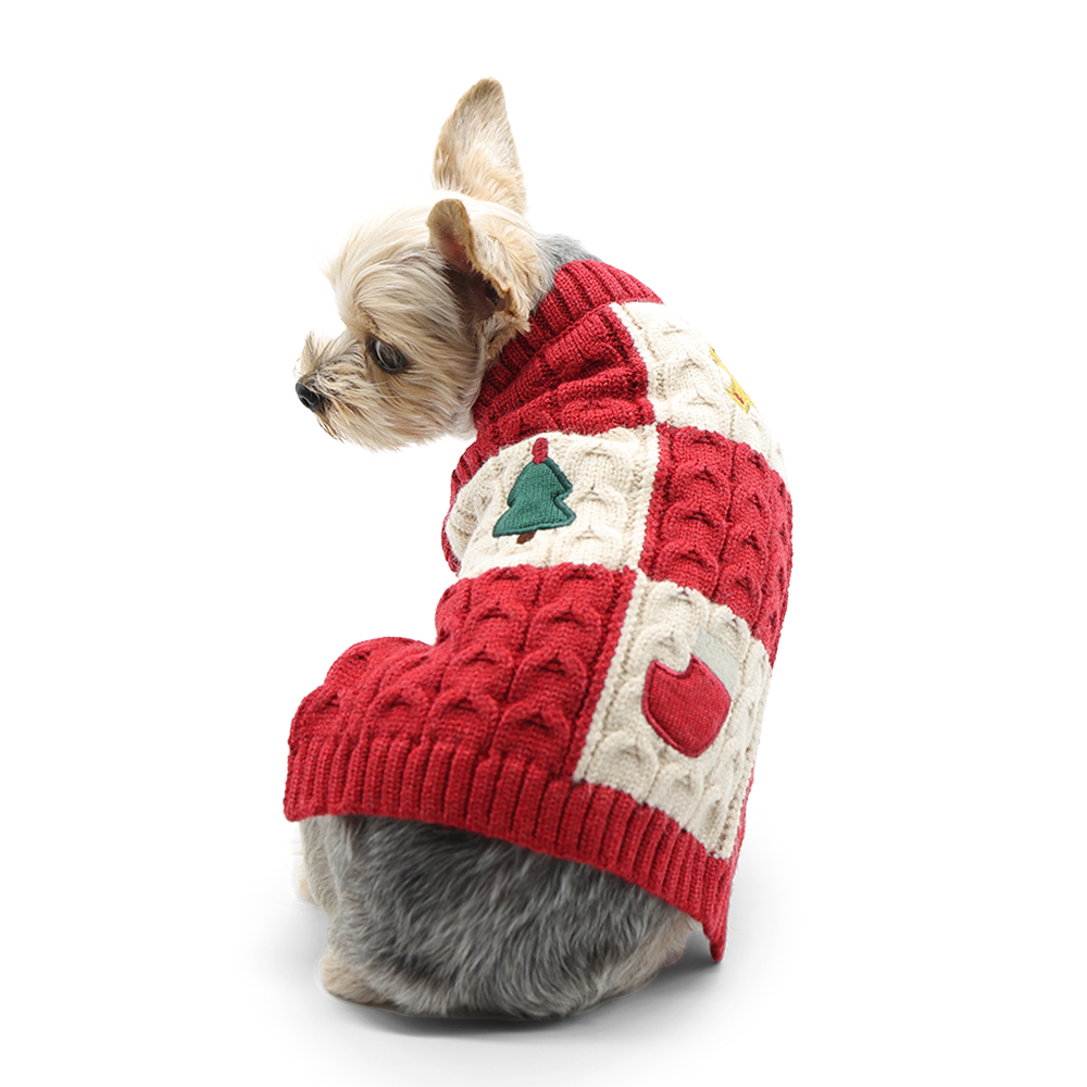 Holiday Appliques Sweater: M