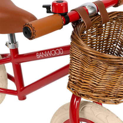 BANWOOD BALANCE BIKE 12" FIRST GO VINTAGE - RED
