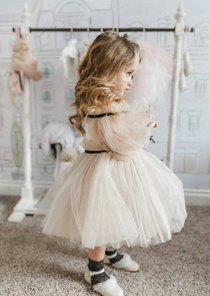 Coco-Caramel Tulle Dress: 8 Years