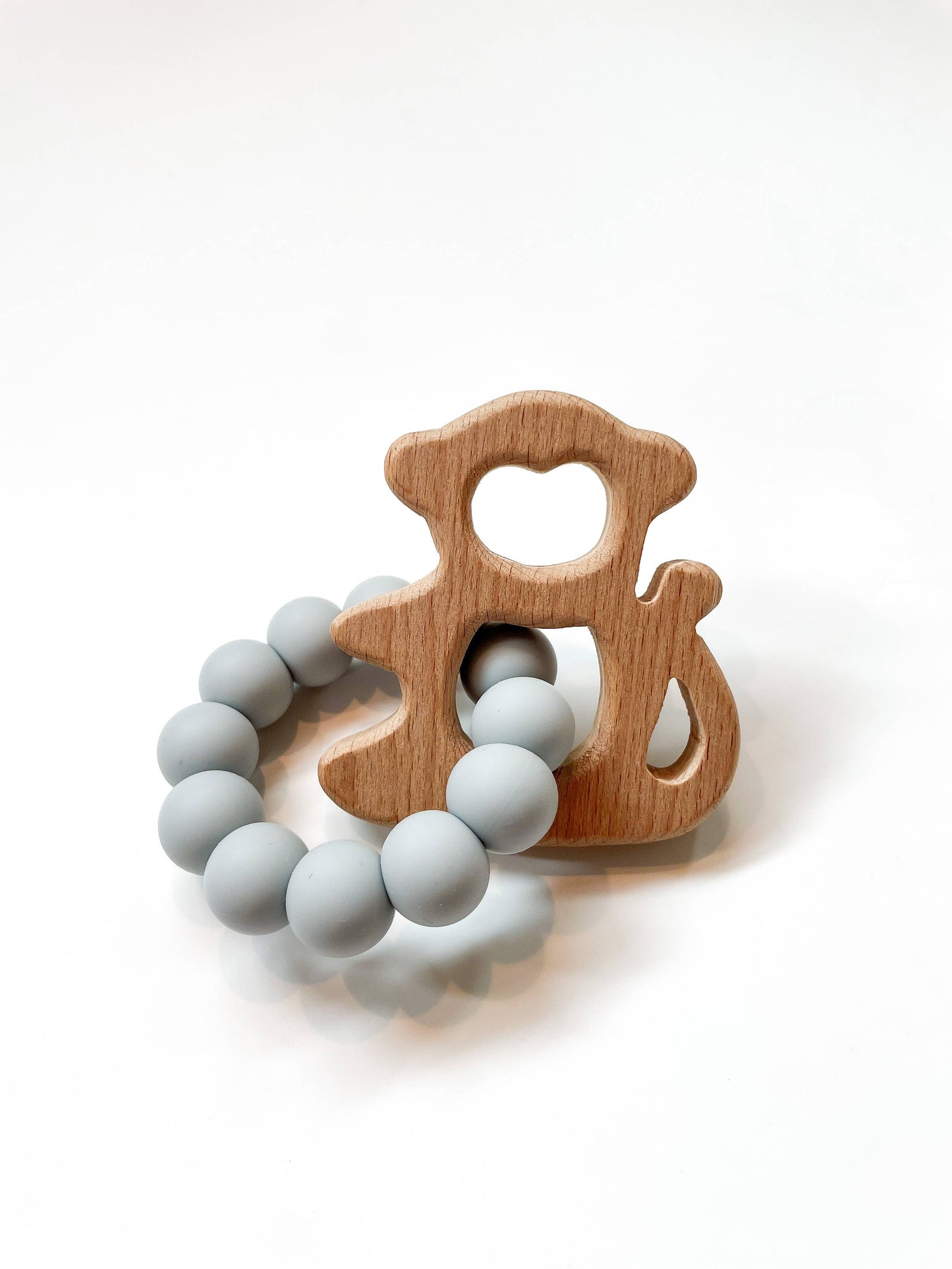 Basic Monkey Teether: Powder Blue