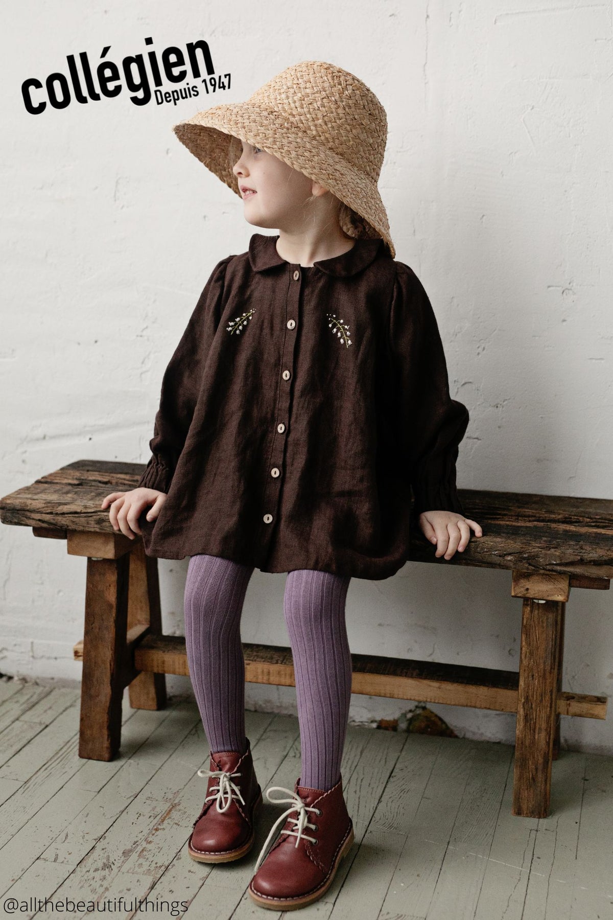 Collegien Louise - Ribbed Tights