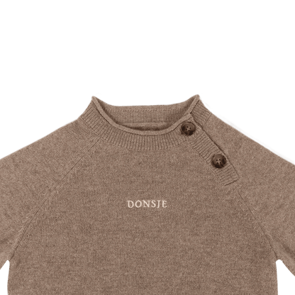 Collyns Cashmere Wool Sweater | Dusty Brown - Dusty Brown