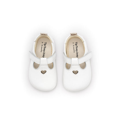 Baby Mary Janes Cherish - White