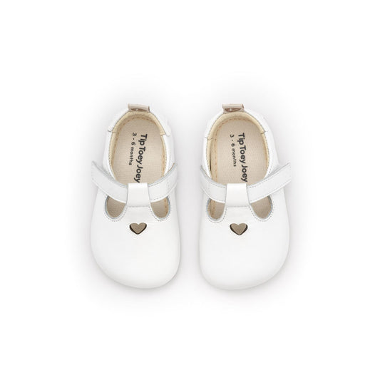 Baby Mary Janes Cherish - White