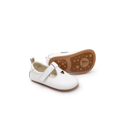 Baby Mary Janes Cherish - White