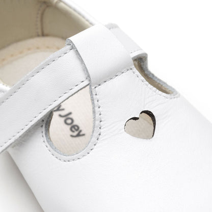 Baby Mary Janes Cherish - White