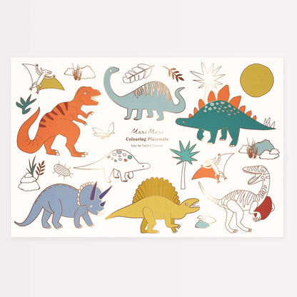 Dinosaurs Colouring Placemats