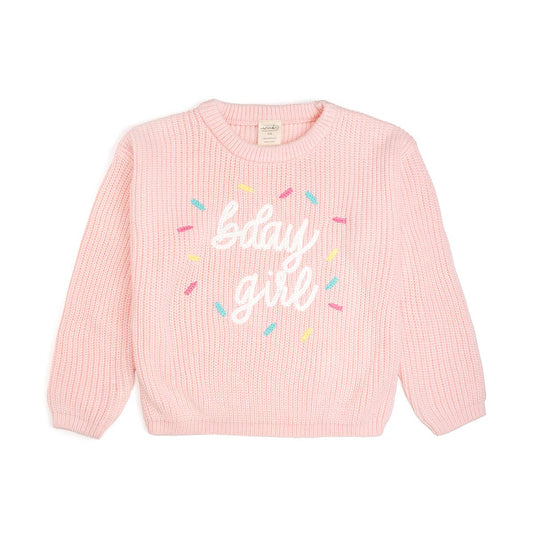 Birthday Girl Sprinkle Knit Sweater - Kids - Girls Clothes: 18-24M
