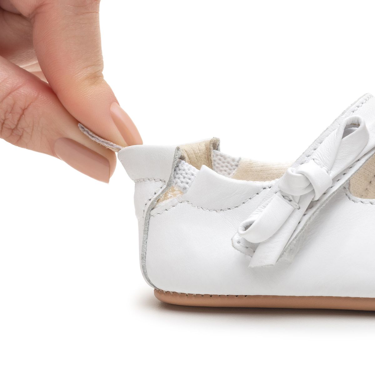 Baby Mary Janes Gift - White