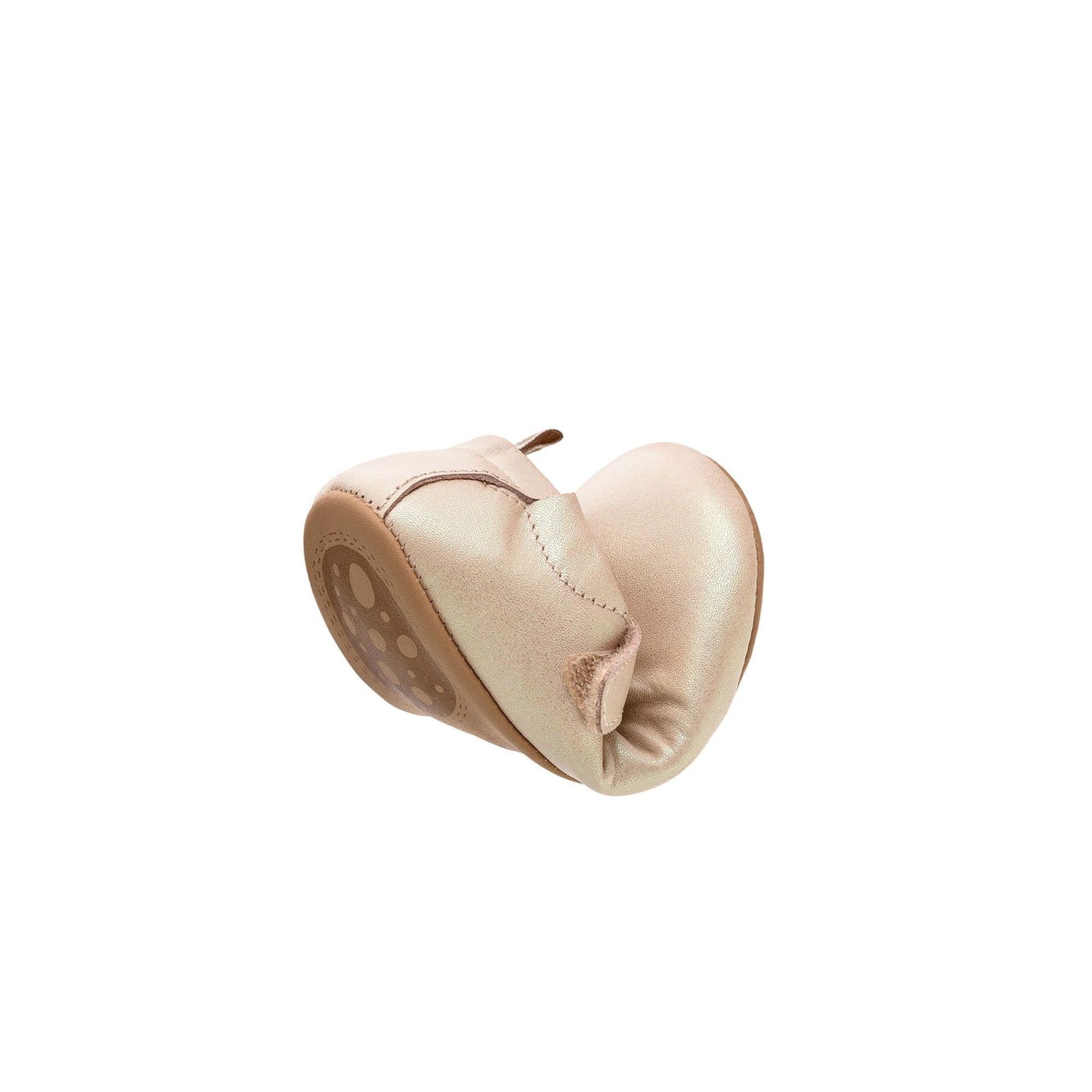 Baby Mary Janes Cherish - Metalic Salmon