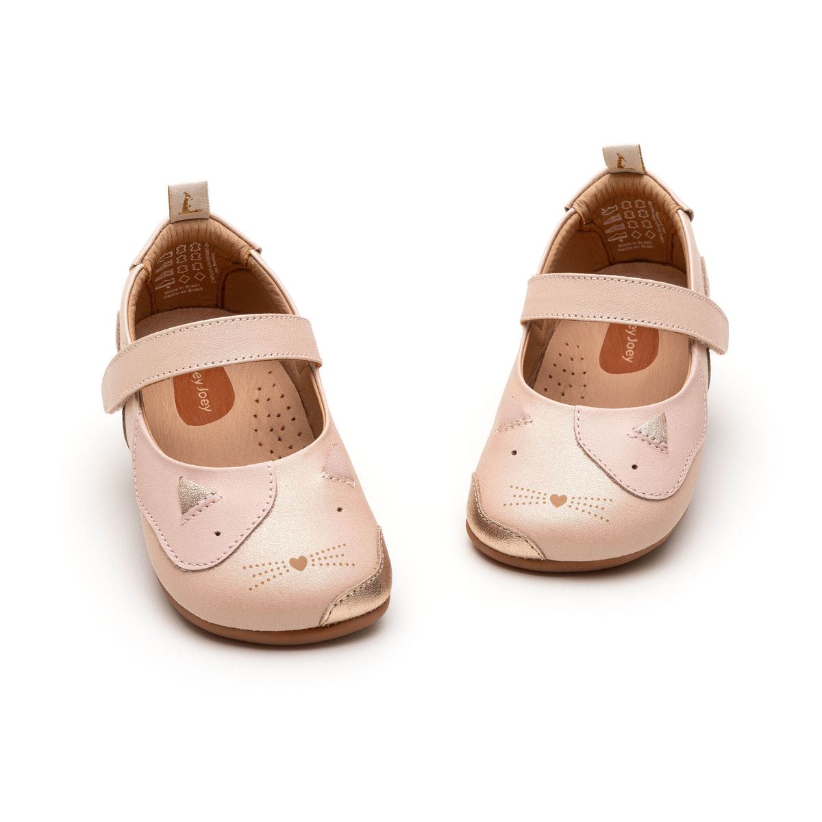 Toddler Mary Janes Kitten - Candy Dream/ Cotton Candy/ Metalic Salmon