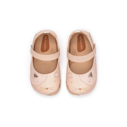 Toddler Mary Janes Kitten - Candy Dream/ Cotton Candy/ Metalic Salmon