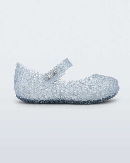 Mini Melissa Campana Baby Ballerinas: Glitter Clear
