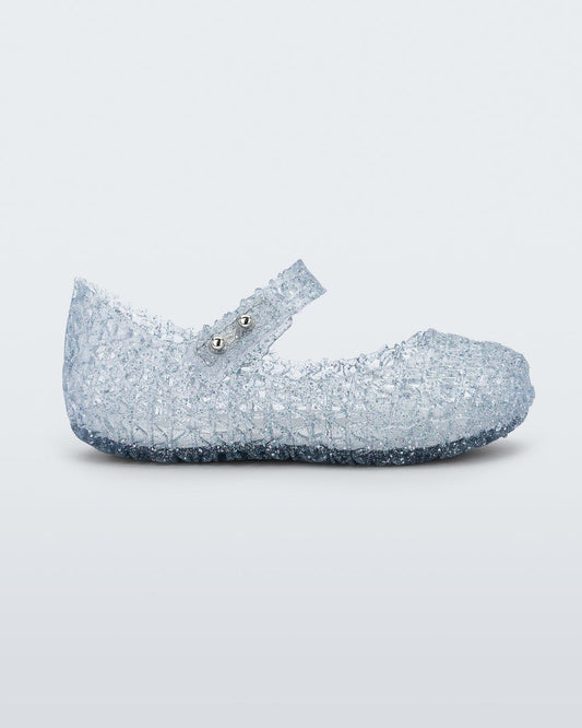 Mini Melissa Campana Baby Ballerinas: Glitter Clear